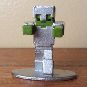 jada metal minecraft zombie silver armor nano metalfigs (W6232)
